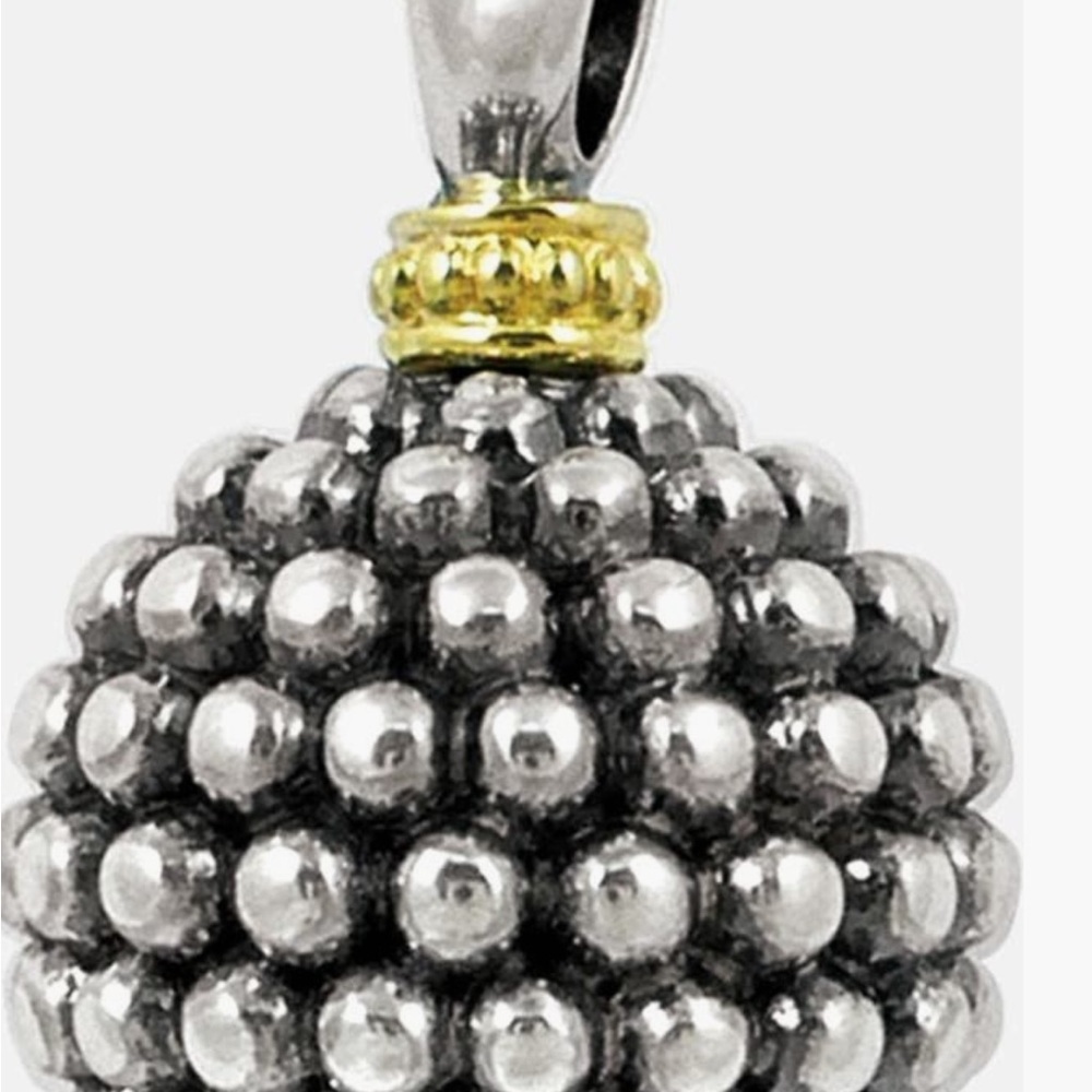 LAGOS Silver and Gold Beaded Necklace